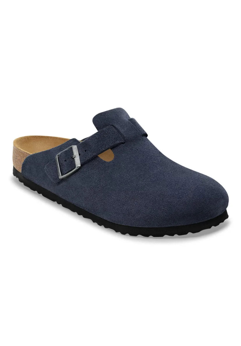 Sabot-en cuir Style Birkenstock - Taupe