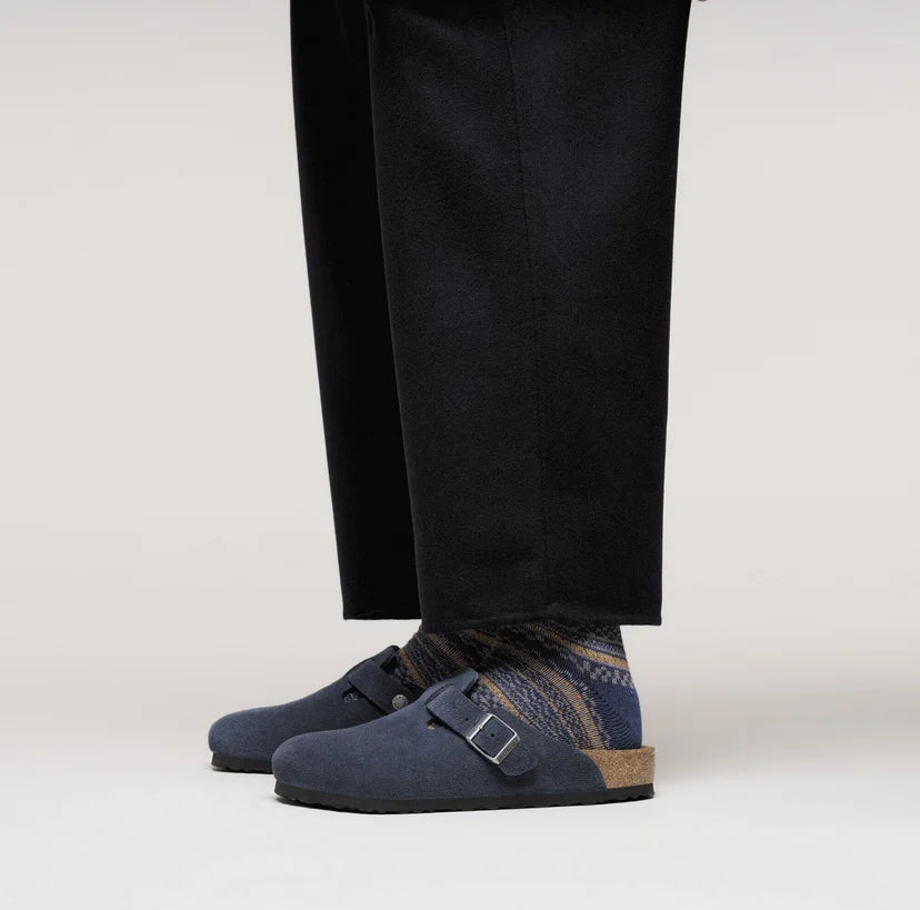 Sabot-en cuir Style Birkenstock - Taupe
