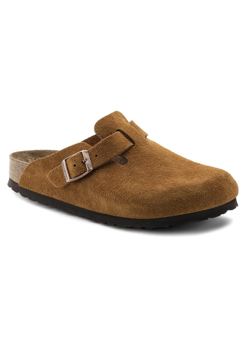 Sabot-en cuir Style Birkenstock - Mink