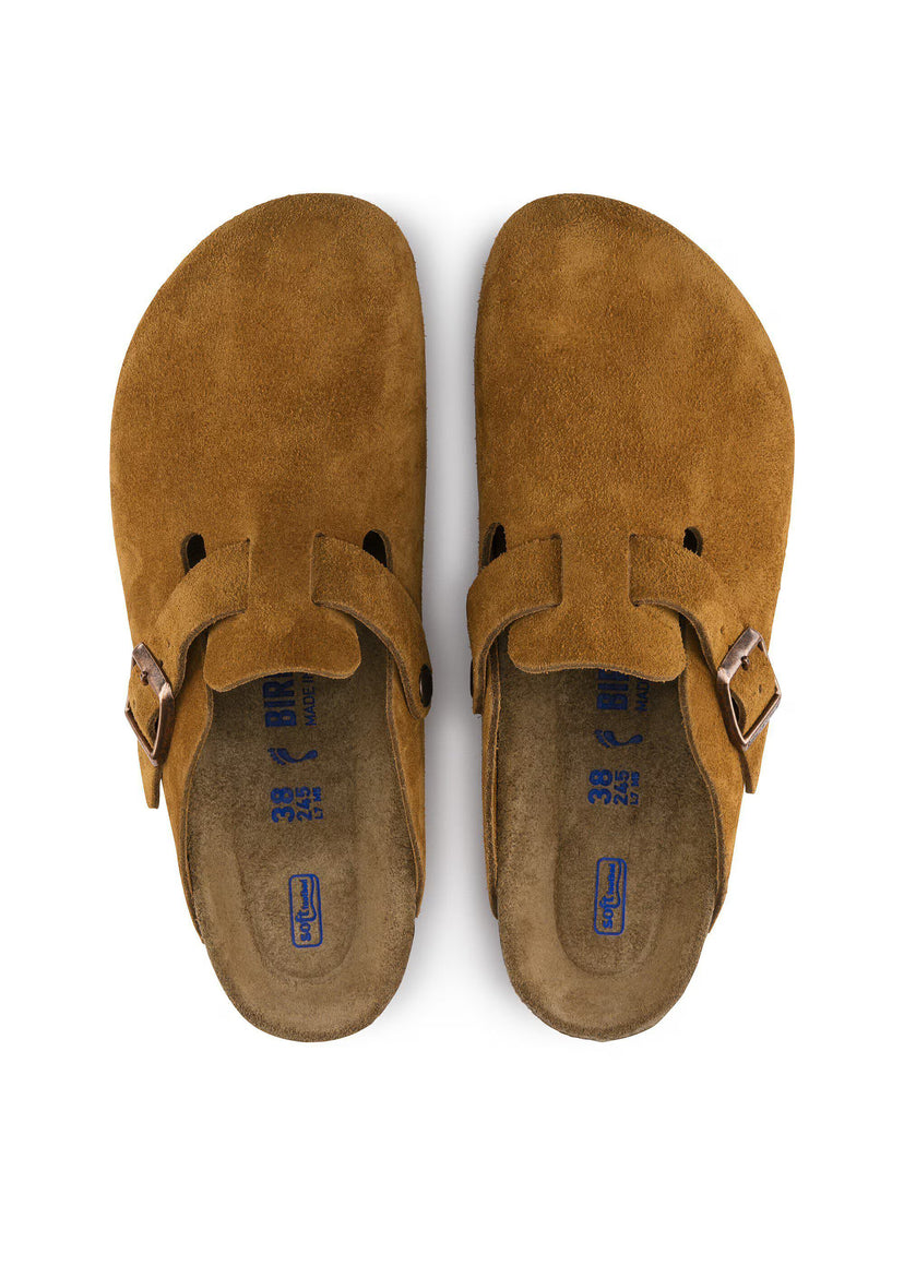 Sabot-en cuir Style Birkenstock - Mink