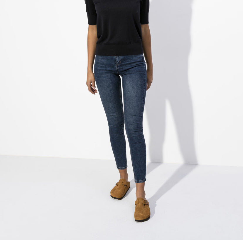 Sabot-en cuir Style Birkenstock - Mink