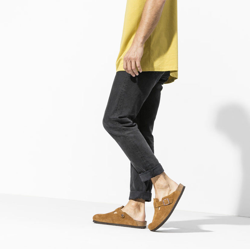 Sabot-en cuir Style Birkenstock - Mink