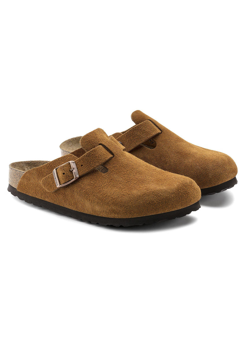 Sabot-en cuir Style Birkenstock - Mink