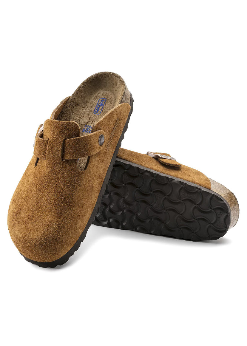 Sabot-en cuir Style Birkenstock - Mink