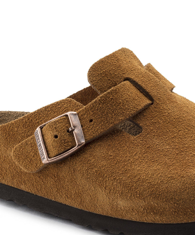 Sabot-en cuir Style Birkenstock - Mink