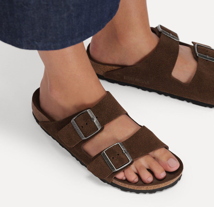 Sandale en cuir- Style Birkenstock - Carafe Tonal FB