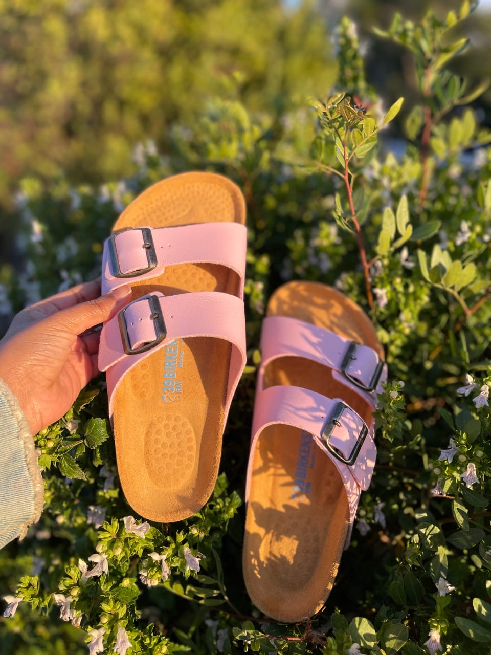 Sandale en cuir- Style Birkenstock